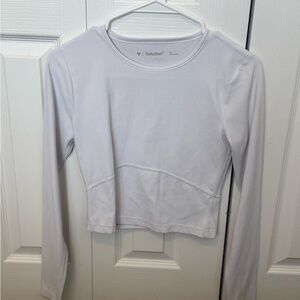 Active USA Women's Light Gray Long Sleeve Top
